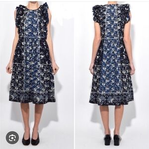 Ulla Johnson citra Dress In Indigo